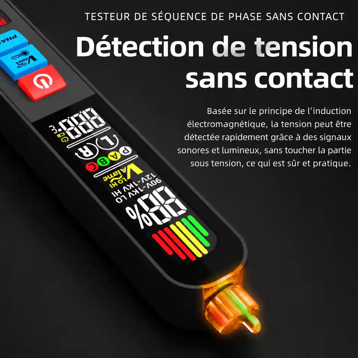 Voltix™ Sachez où passe le courant. Sans toucher un fil. 🇬🇳