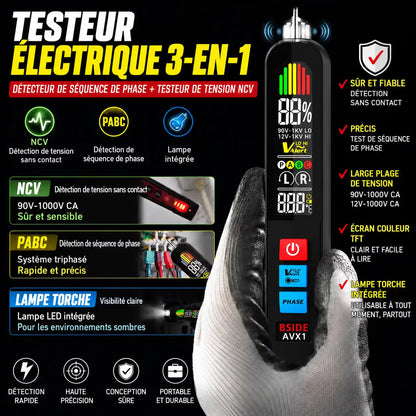 Voltix™ Sachez où passe le courant. Sans toucher un fil. 🇬🇳