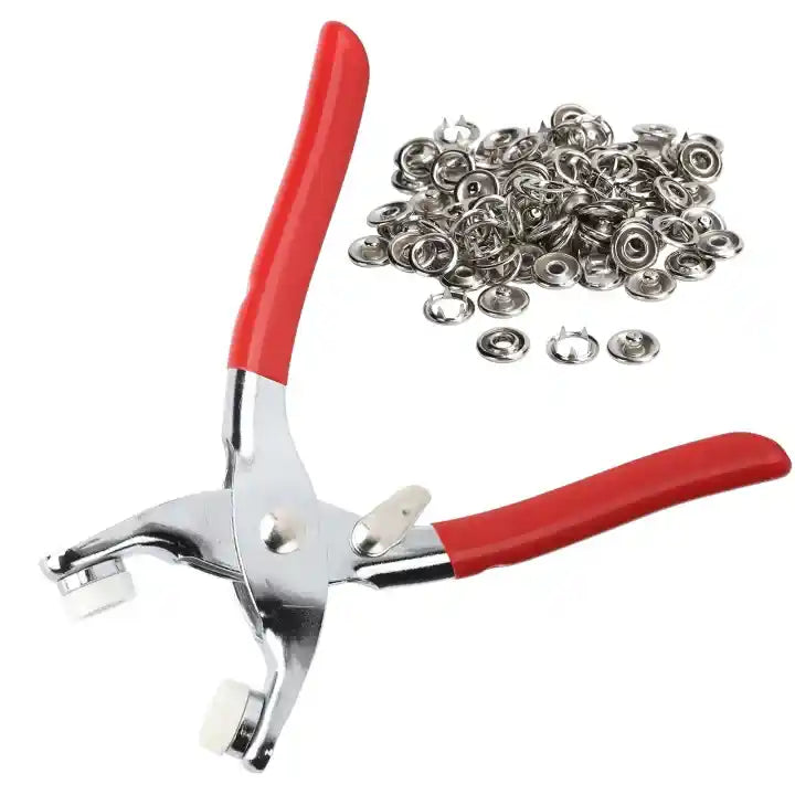 FixBouton™ – Kit de Boutons Pression 100 Pièces