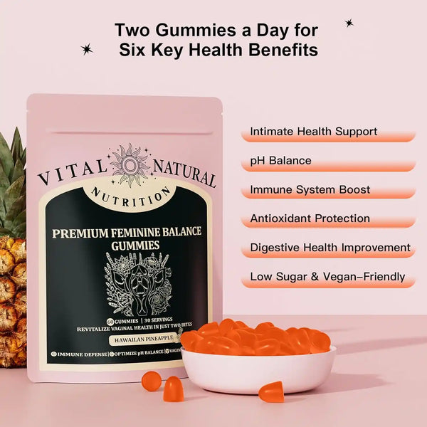 Gummies Équilibre Féminin – Ananas 🇬🇳