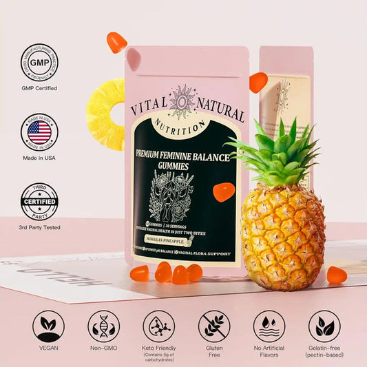 Gummies Équilibre Féminin – Ananas 🇬🇳