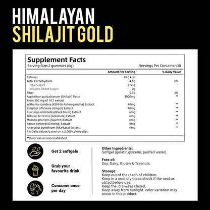 Gummies Shilajit Himalayen