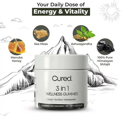 CURED® – Des gummies naturels qui te font du bien